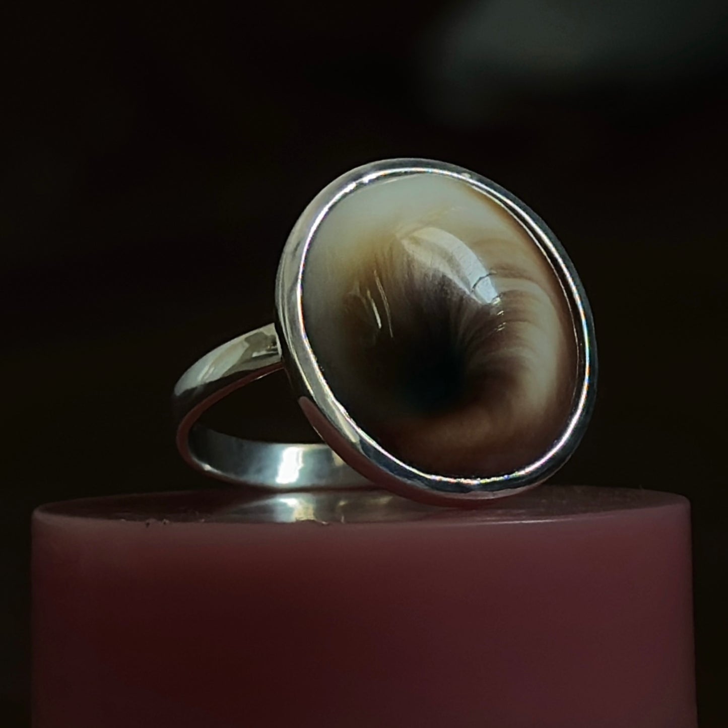 Shiva Eye Shell Ring – Divine Elegance & Supreme Power